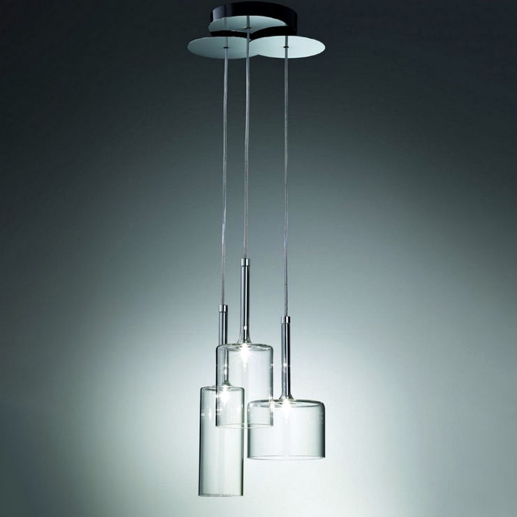 Люстра Spillray 3 Прозрачный в стиле Axo Light