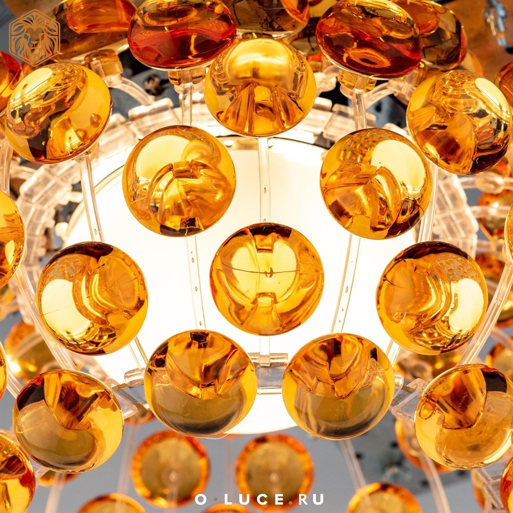 Люстра потолочная Caboche Gold D35 в стиле Foscarini