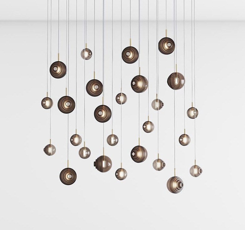 Cветильник dark&bright stars smoky D15