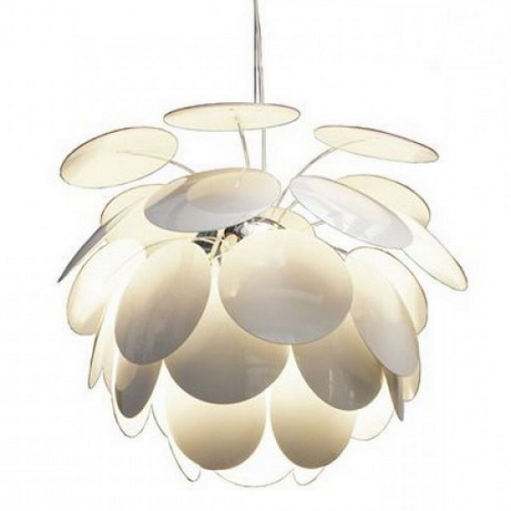 Люстра Discoco  Диаметр 35 см Белый