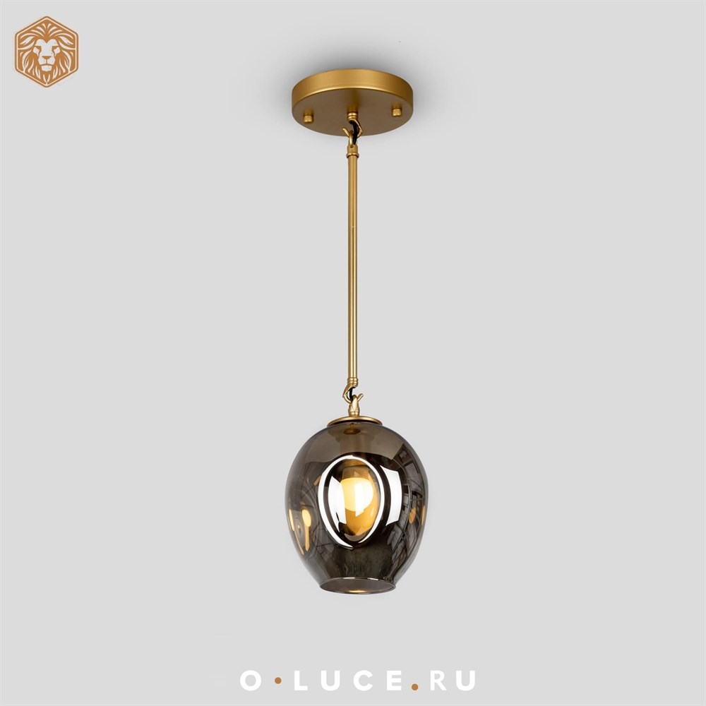 Светильник Branching Bubbles One Gold в стиле Lindsey Adelman