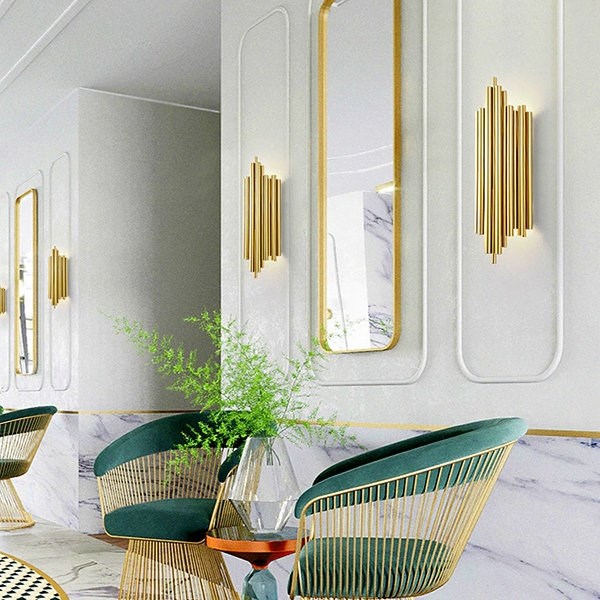 Бра Brubeck Wall Gold V в стиле Delightful