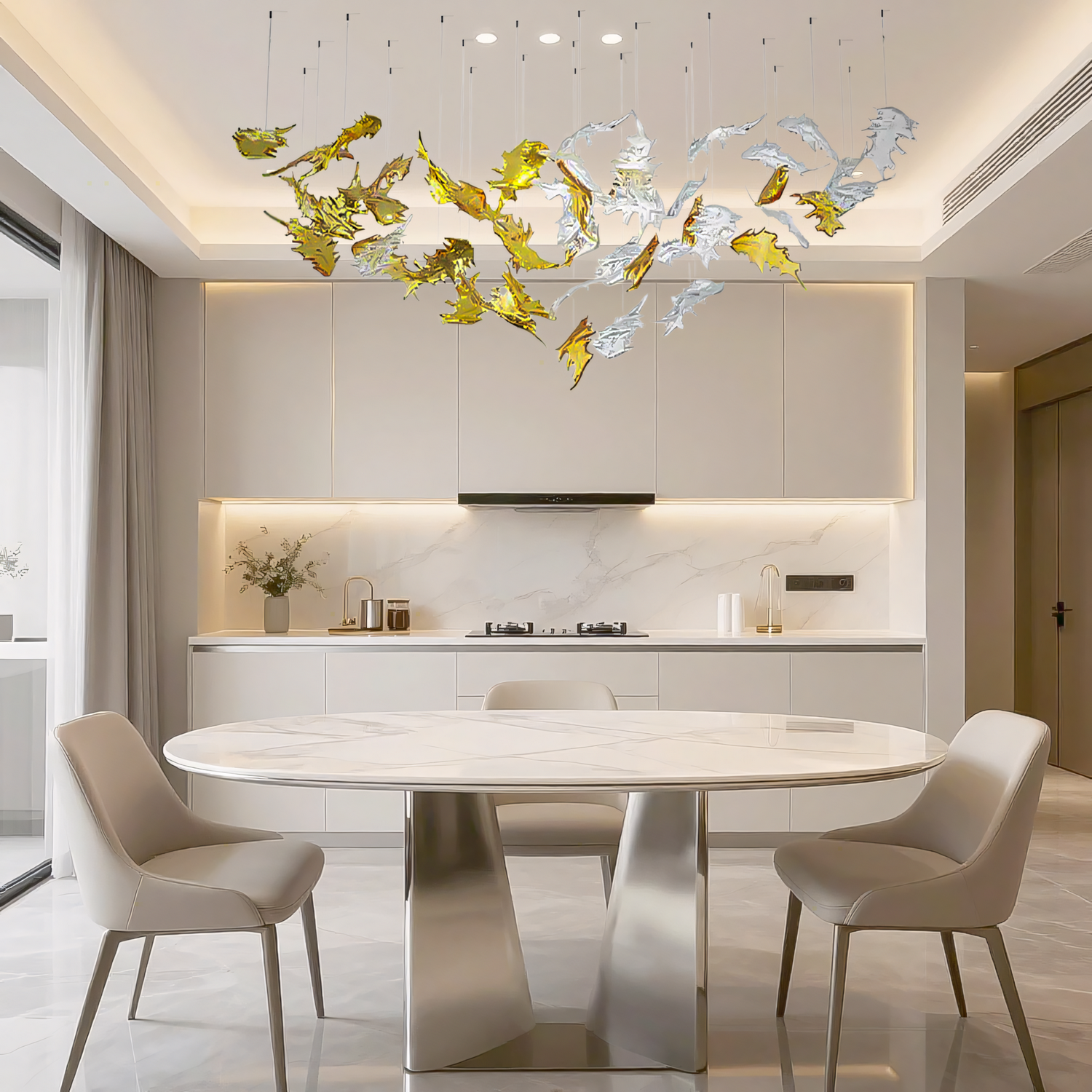 Декоративная композиция Autumn leaves 1