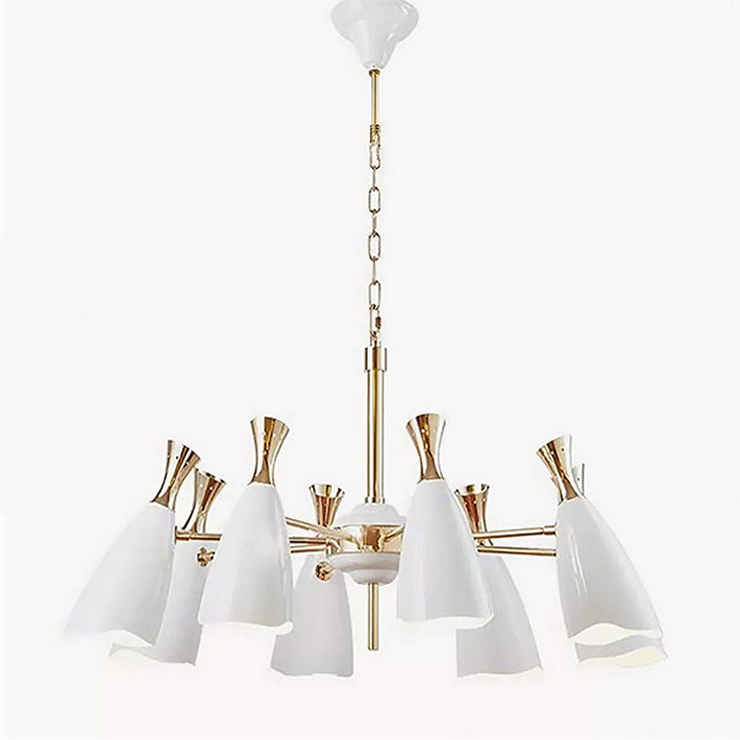 Люстра Duke Round 8 White в стиле Delightful