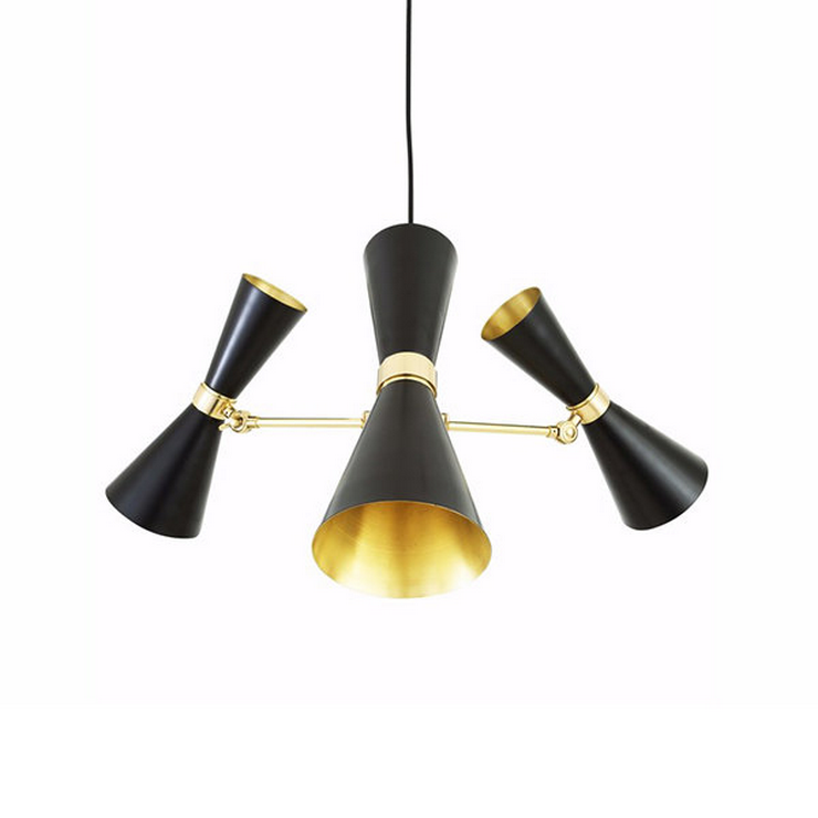 Люстра Cairo 3 Black в стиле Mullan