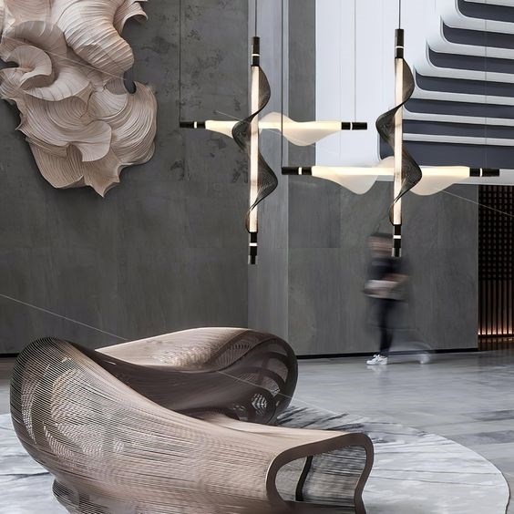 Светильник подвесной Vapour Vertical White H130