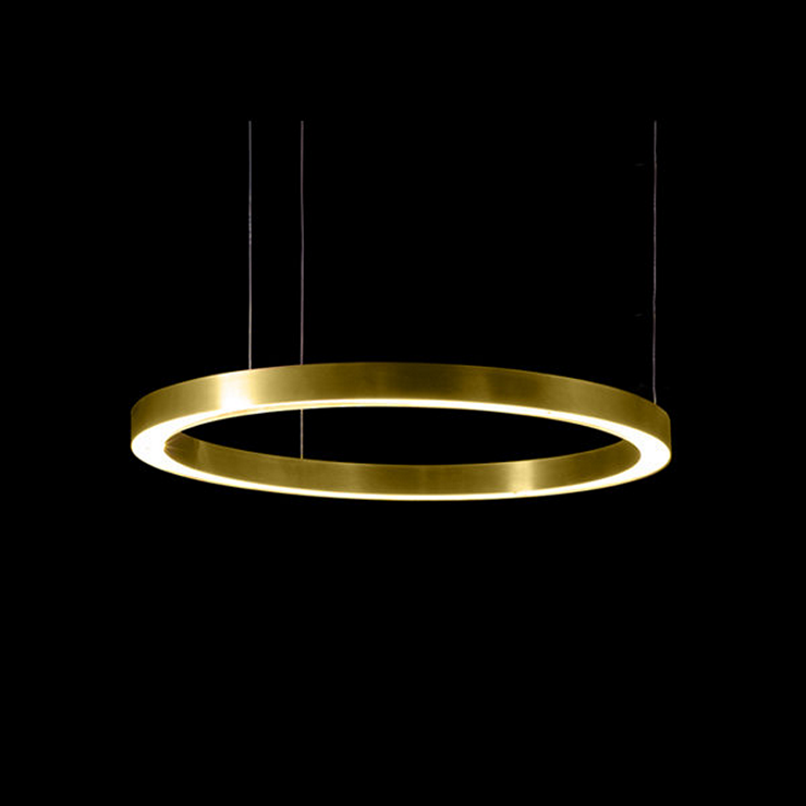 Светильник  Light Ring Horizontal D60 Brass в стиле Henge