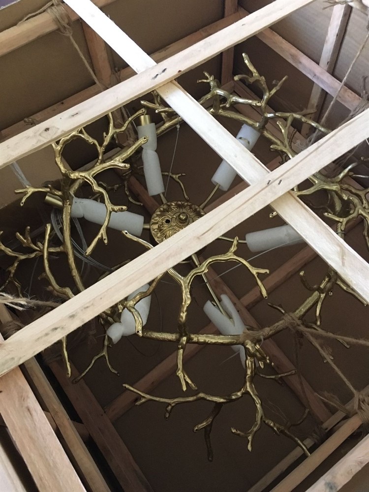 Люстра Droplet Ring Copper Lux