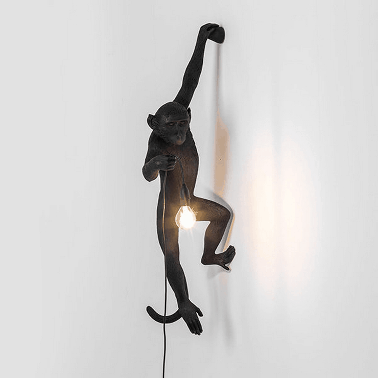 Бра Monkey Wall Lamp Black левая в стиле Seletti