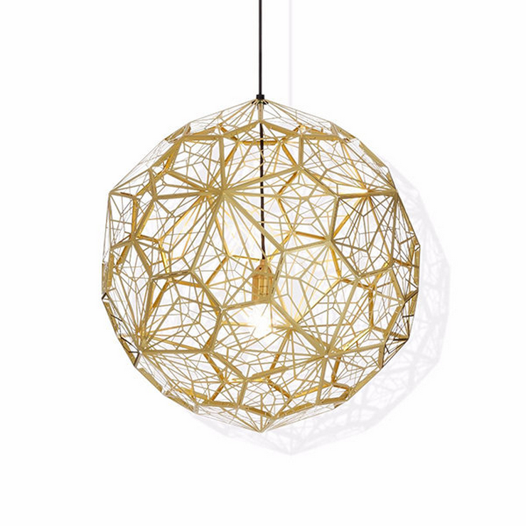 Светильник Etch Web Gold D100