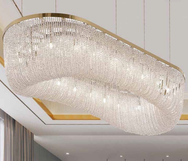 Люстра подвесная American style Gold L140