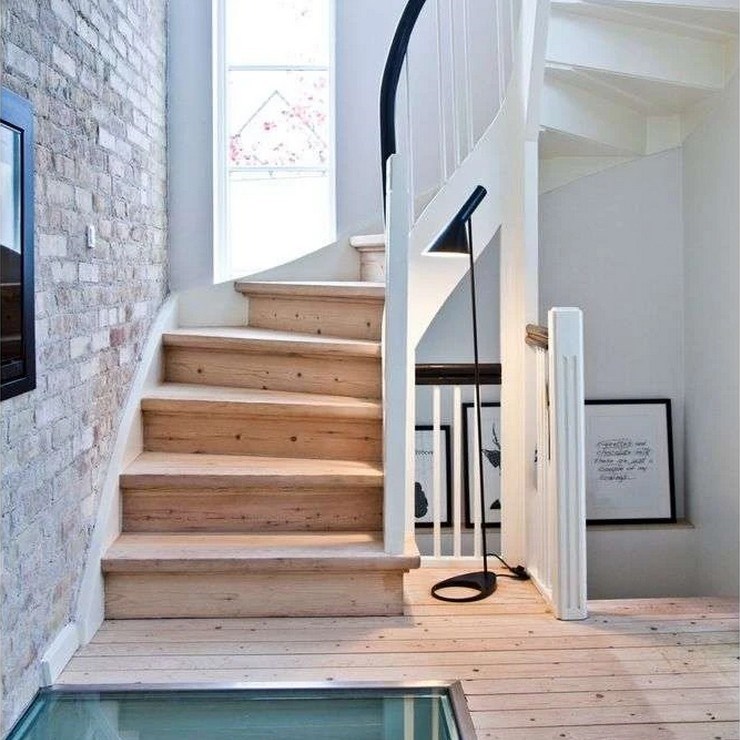 Торшер AJ Floor Lamp  Black в стиле Arne Jacobsen