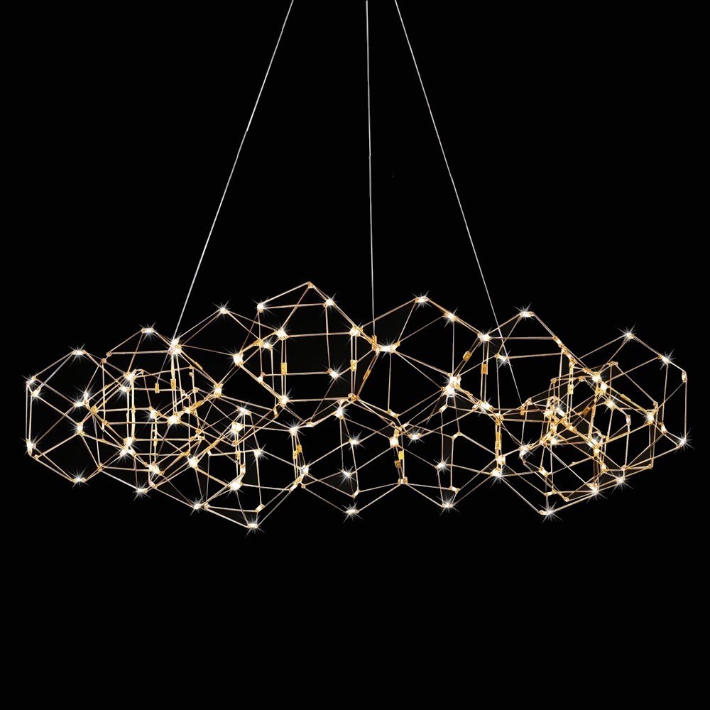 Люстра Bjork small круглая без вставок (сегмент 20*20 см)