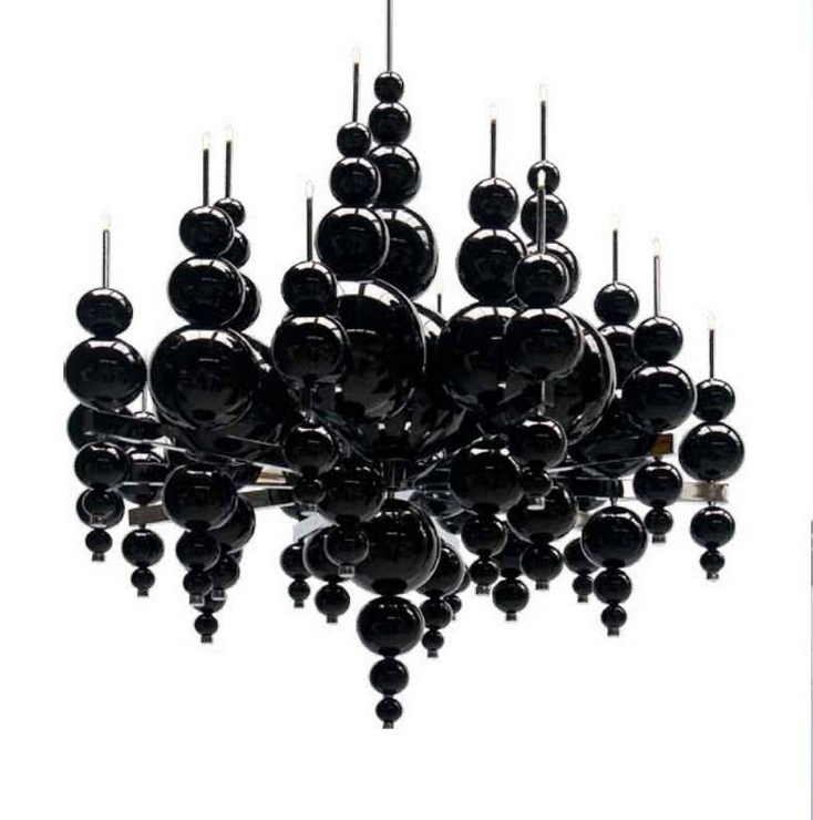 Люстра 20 Tears From Moon черный в стиле Ilfari