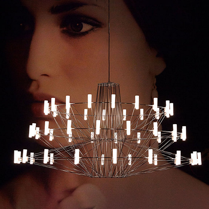 Люстра Coppelia D100 Black в стиле Moooi