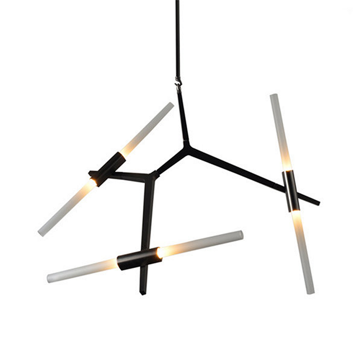 Люстра Agnes 6 Black в стиле Lindsey Adelman