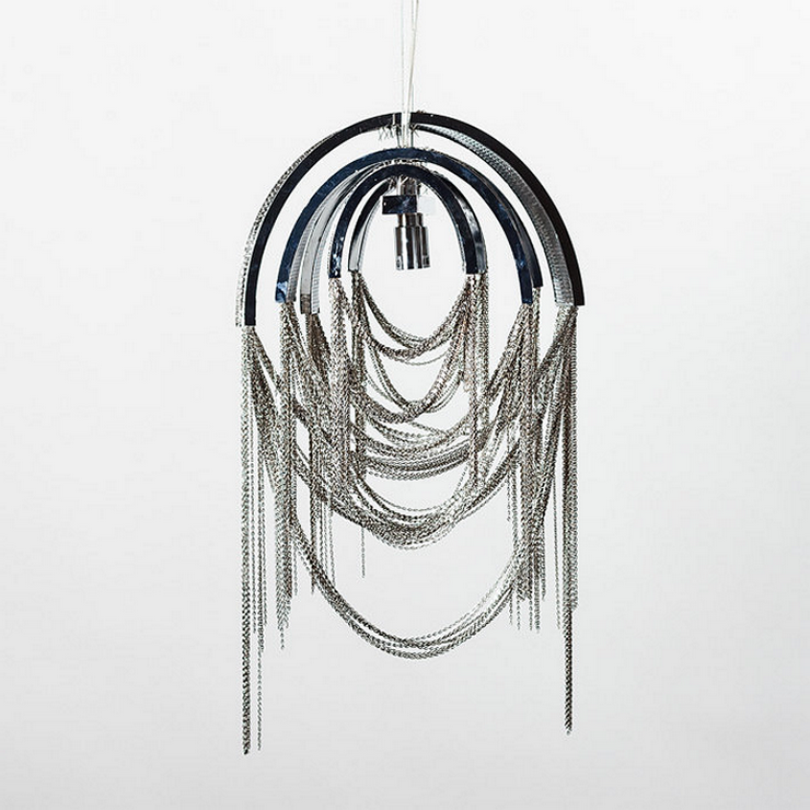 Люстра Volver Длина 75 см Золото в стиле Terzani