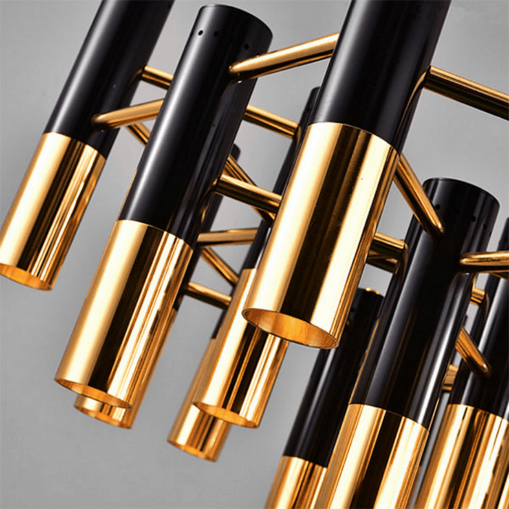 Люстра Ike 13 Lamp  Черный + Золотой в стиле Delightful