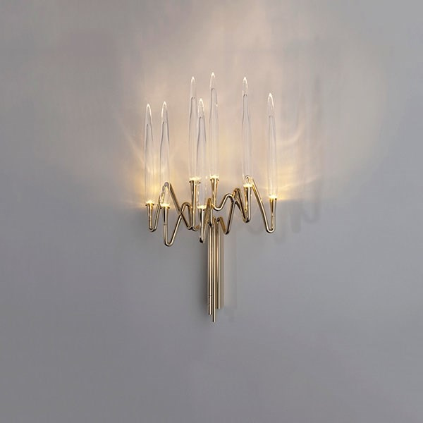 Бра 12 Wall Sconce Chandelier Gold в стиле Il Pezzo Mancante