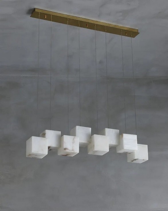 Каскадная люстра Marbel Cube Line