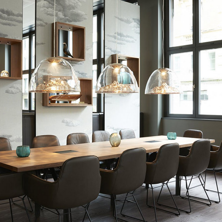 Светильник Mountain View Silver в стиле Axo Light