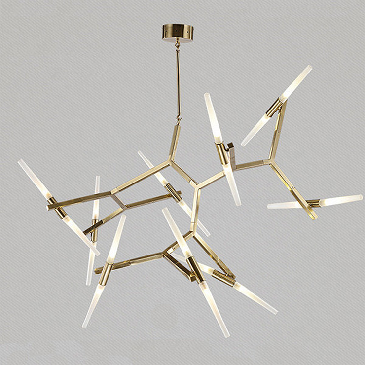 Люстра Agnes 18 Gold в стиле Lindsey Adelman