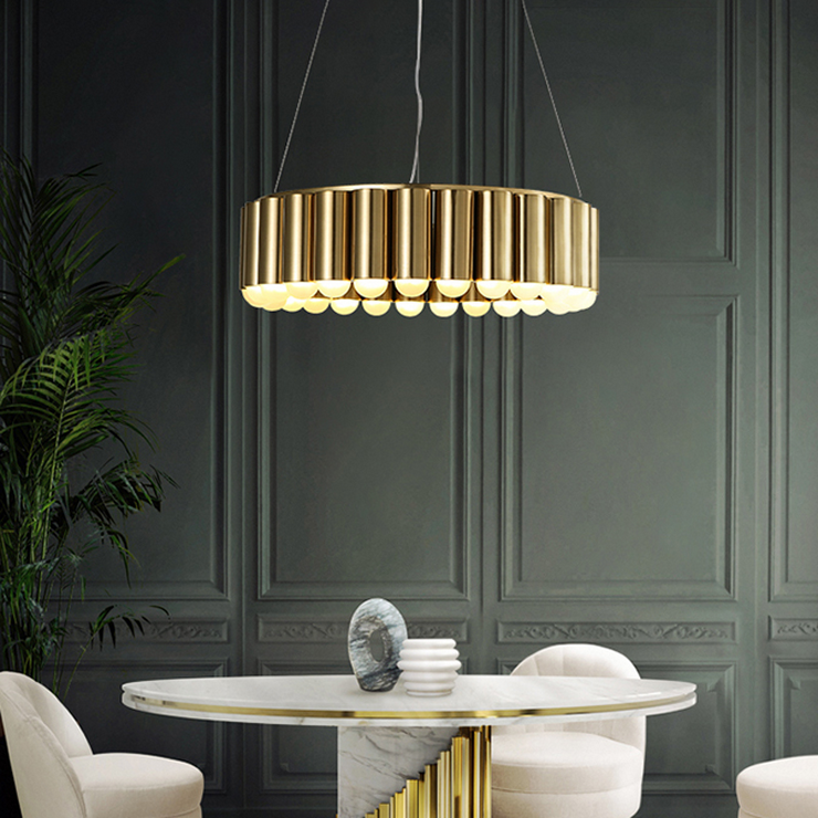 Люстра Carousel Gold в стиле Lee Broom