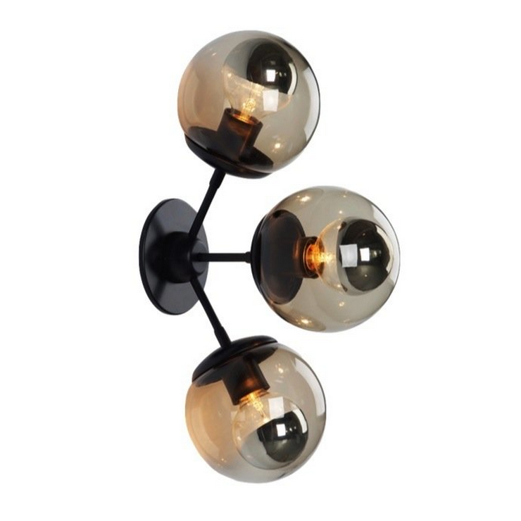 Бра Modo Sconce 3 Globes в стиле Roll&Hill