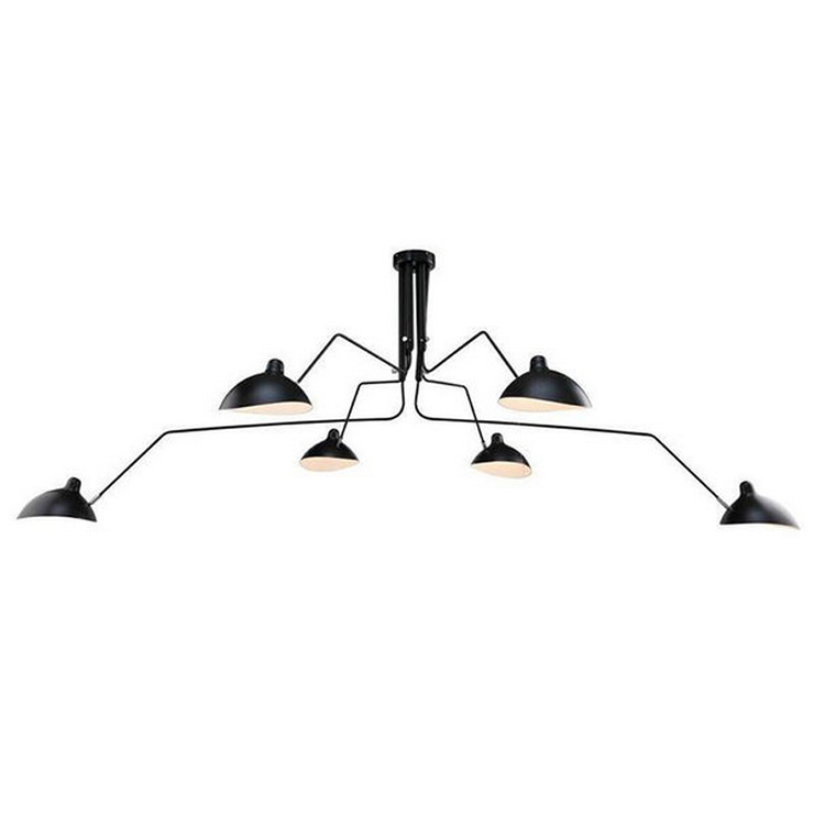 Люстра 6 в стиле Serge Mouille