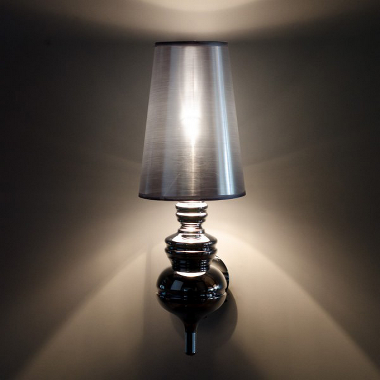 Бра Josephine  Диаметр 18 см / Высота 56 см Черный