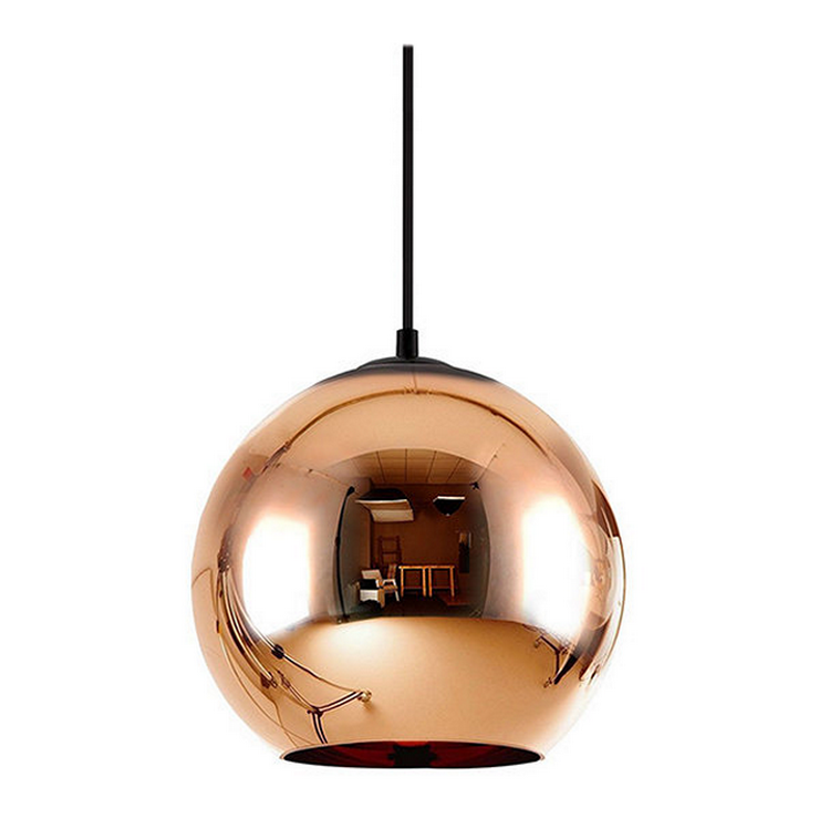 Светильник подвесной Copper Shade D45 в стиле Tom Dixon