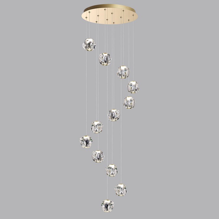 Люстра подвесная Iceberg D51 Gold