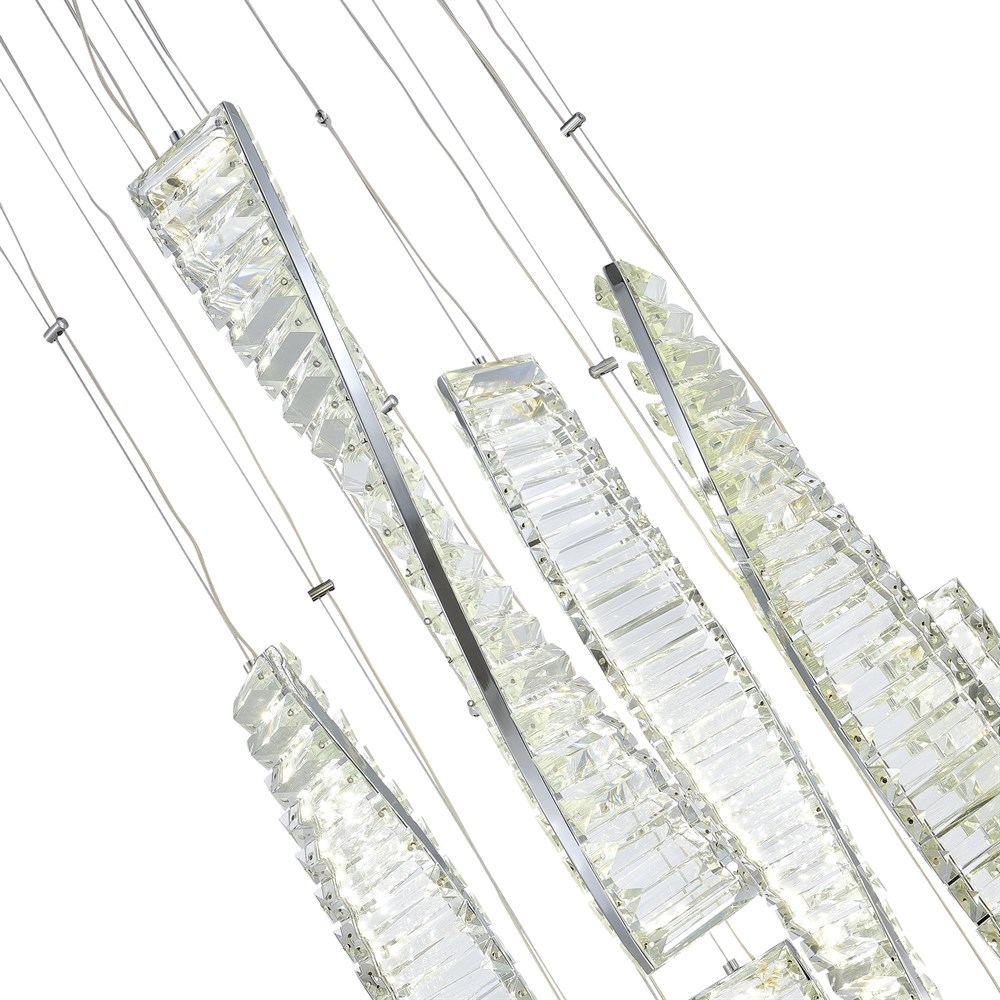 Люстра подвесная Bertolda 9 Chrome