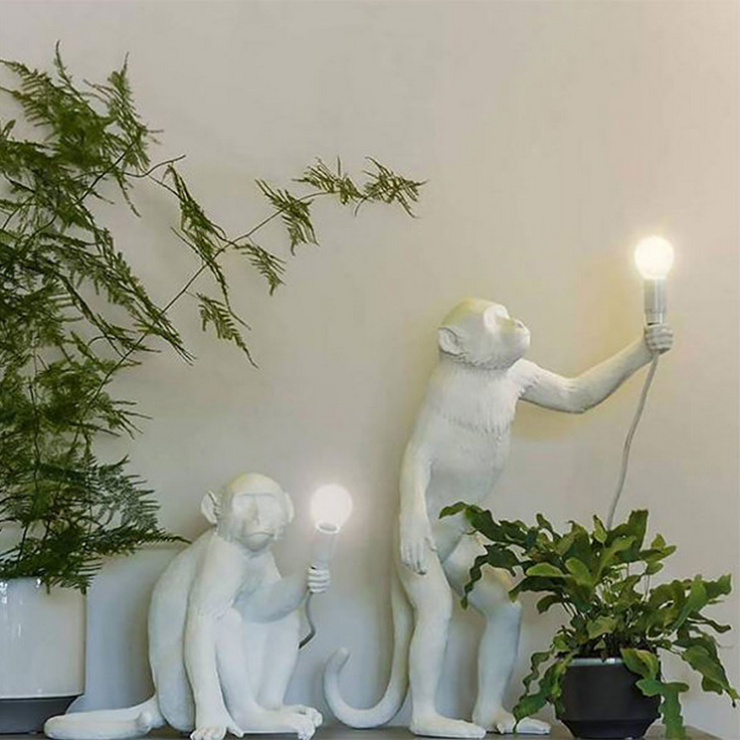 Настольная лампа Обезьяна Monkey Table Lamp  в стиле Seletti