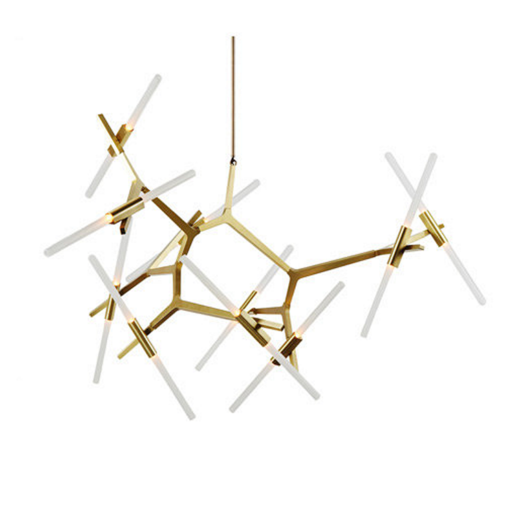 Люстра Agnes 20 Gold в стиле Lindsey Adelman