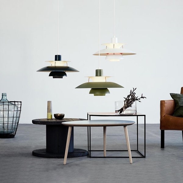 Люстра PH 5 & PH 50 Черный в стиле Louis Poulsen