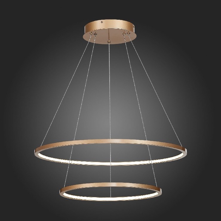 Светильник подвесной Function Gold D60 + D40 4000К (светит внутрь)