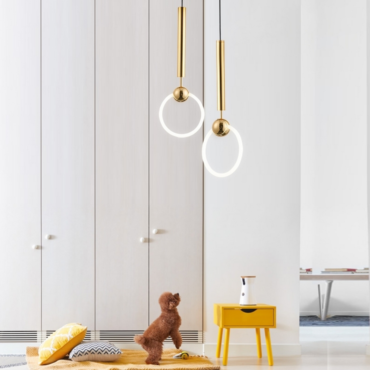 Светильник Ring Light Gold D30 в стиле Lee Broom