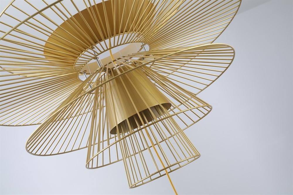 Люстра Gravity in Forestier Style L Gold