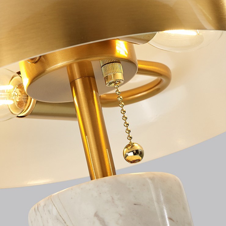 Лампа настольная Fungo White