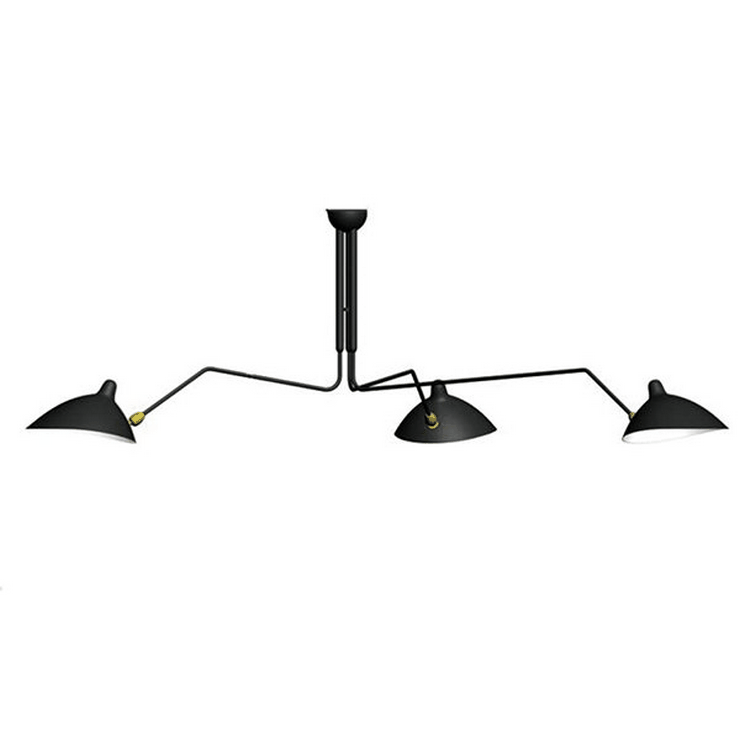 Люстра 3 в стиле Serge Mouille