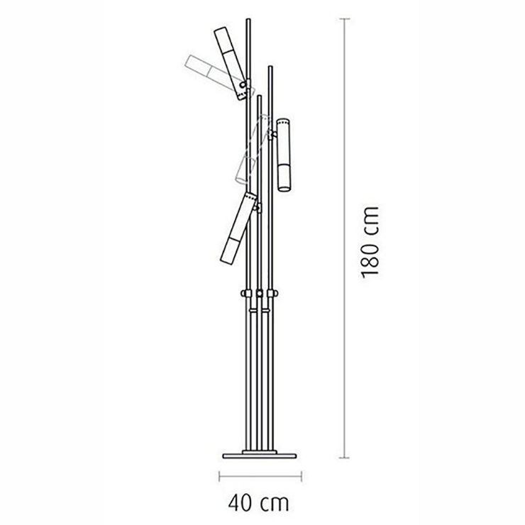 Торшер Ike 3 Floor в стиле Delightful