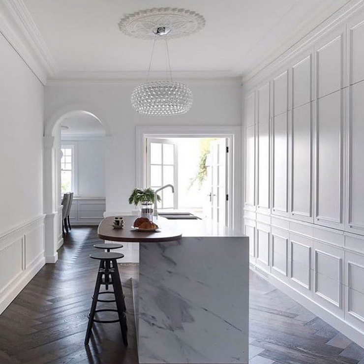 Люстра подвесная Caboche Clear D65 в стиле Foscarini