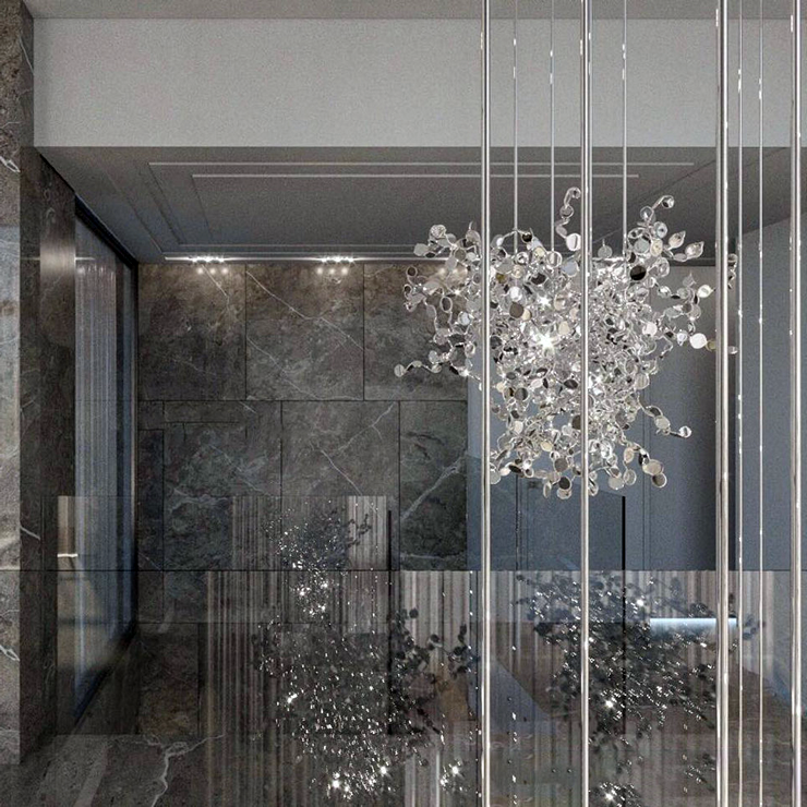 Люстра Argent D85 Хром в стиле Terzani