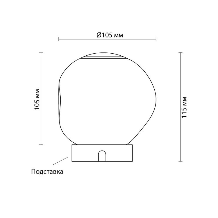 Лампа настольная Iceberg Gold