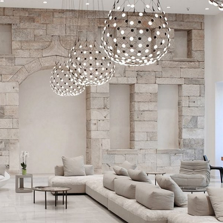 Люстра Mesh D65 в стиле Luceplan