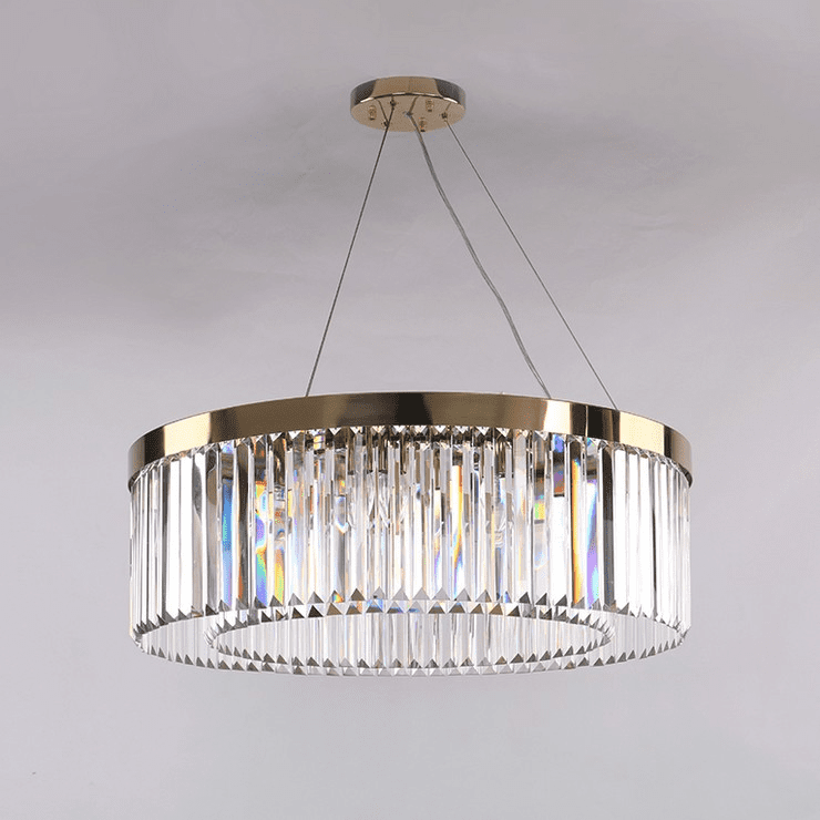 Люстра New York, Gold Clear crystal D70*H22.5/120 cm