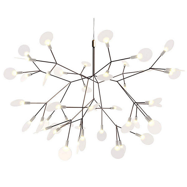 Люстра Heracleum 2 Small D72  никель в стиле Moooi