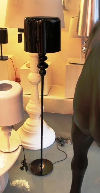 Торшер Eva STL3+1 Черный в стиле Maciera