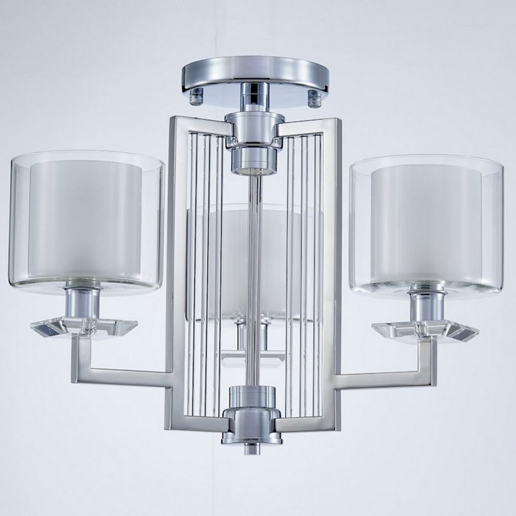 Люстра потолочная Pittsburgh D53 Chrome